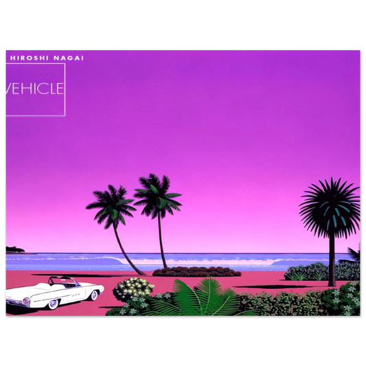 Vintage Car No. 3 by Hiroshi Nagai – art poster, view 2