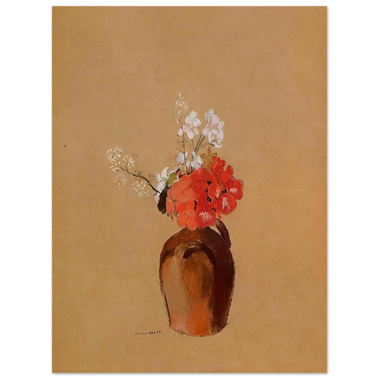 Flowers In A Pot by Odilon Redon – art poster, view 2