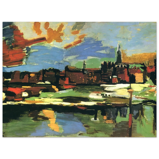 Untitled Artwork No. 6 by Oskar Kokoschka – art poster, view 2