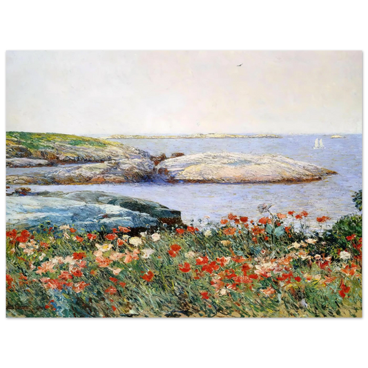 Poppies, Isles Of Shoals by Childe Hassam – art poster, view 2