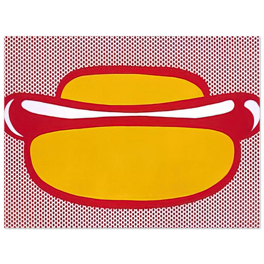 Hot Dog by Roy Lichtenstein (1964) – art poster, view 2