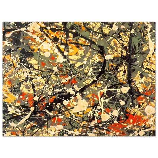 Number 8 Detail by Jackson Pollock – art poster, view 2