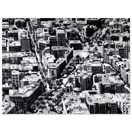 Townscape Madrid by Gerhard Richter – art poster, view 2