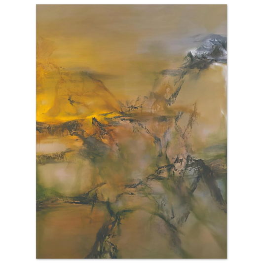 1 07 by Zao Wou-Ki (2001) – art poster, view 2