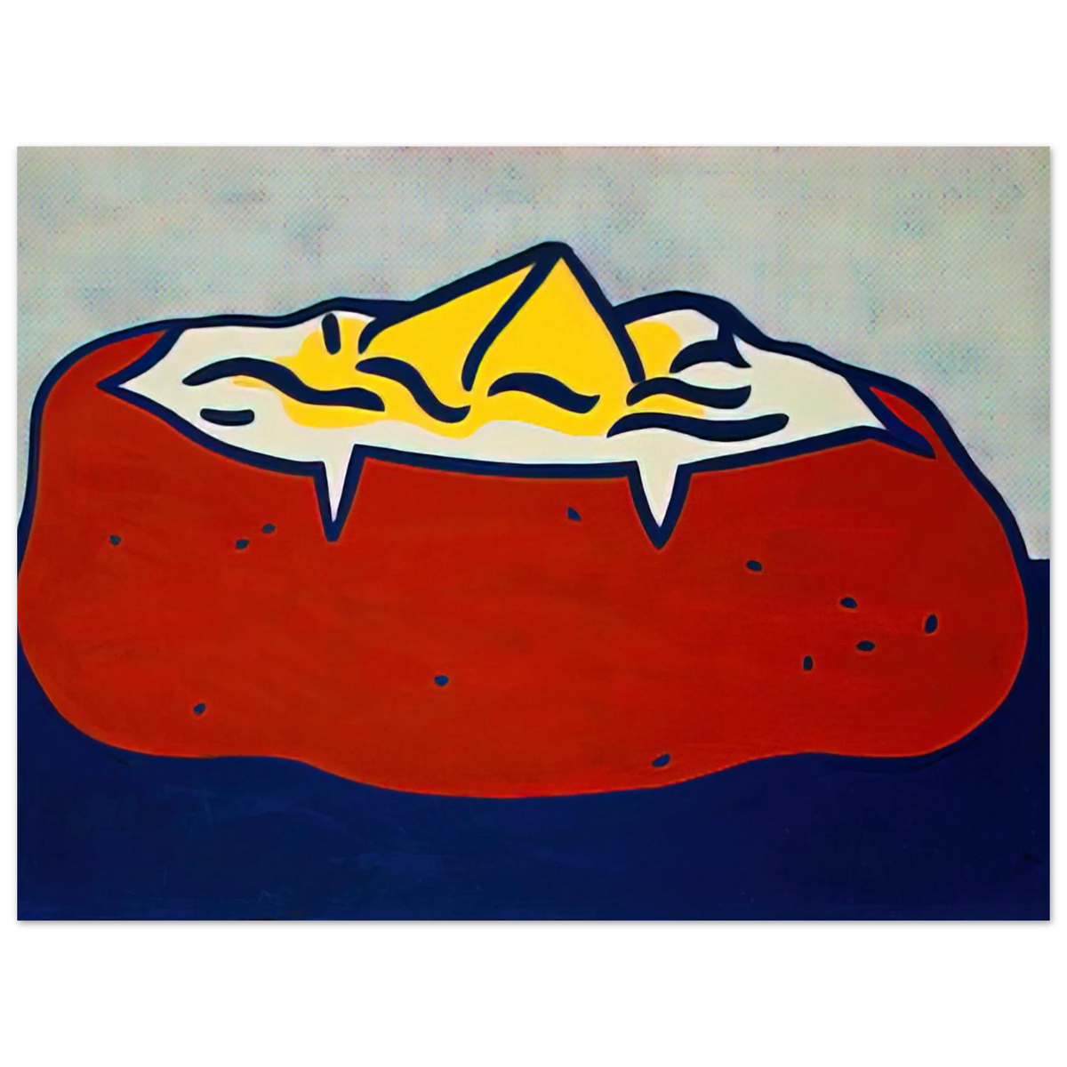 Baked Potato by Roy Lichtenstein (1962) – art poster