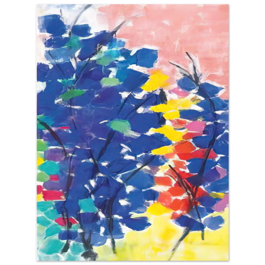 Untitled Floral Abstraction by Alma Woodsey Thomas (1970) – art poster, view 2