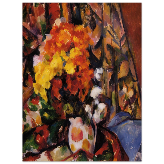 Chrysanthemums by Paul Cézanne – art poster, view 2