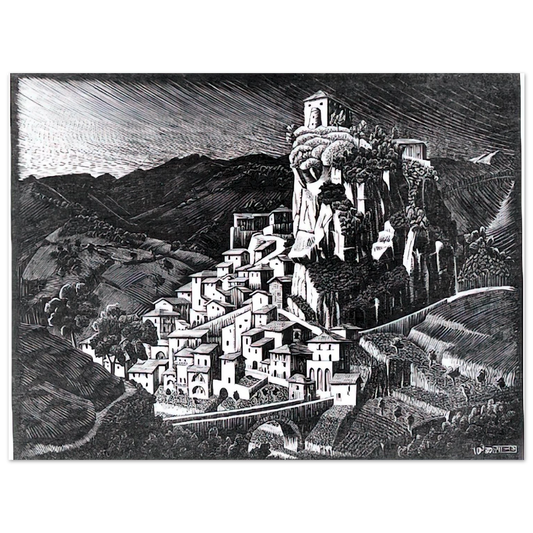 Palizzi Calabria October by M.C. Escher (1930) – art poster, view 2