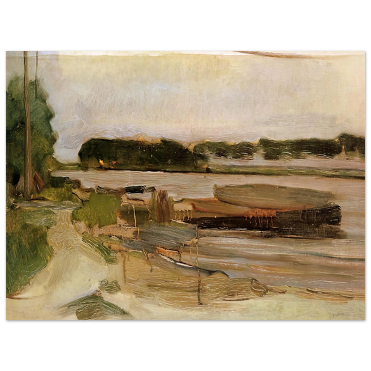 At The Amstel Sun by Piet Mondrian – art poster, view 2