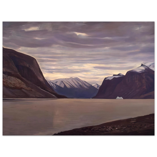 North Greenland Fiord, Gray Day by Rockwell Kent – art poster, view 2