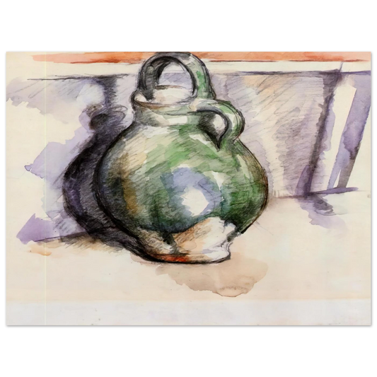 The Green Pitcher by Paul Cézanne – art poster, view 2