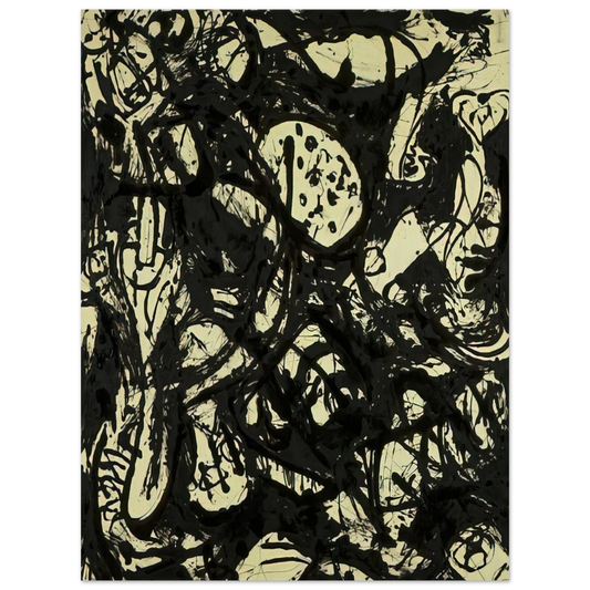 Black White Number 20 by Jackson Pollock (1951) – art poster, view 2