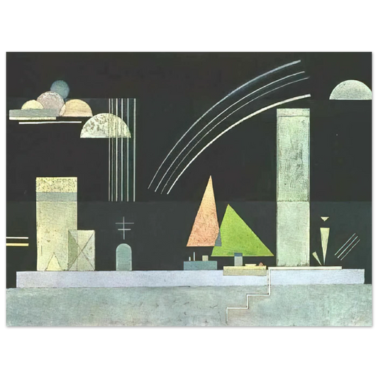 At Rest by Wassily Kandinsky – art poster, view 2