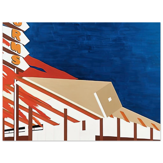 Norms La Cienaga On Fire by Edward Ruscha (1964) – art poster, view 2