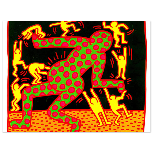 Untitled 2 by Keith Haring (1983) – art poster, view 2