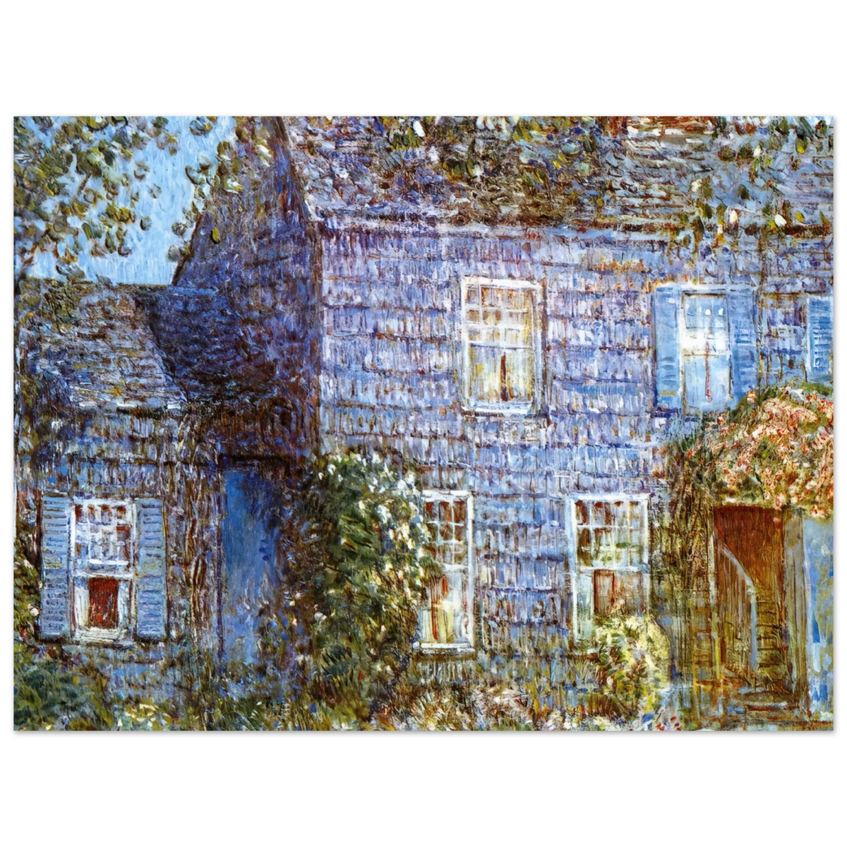 Hutchison House, Easthampton by Childe Hassam – art poster