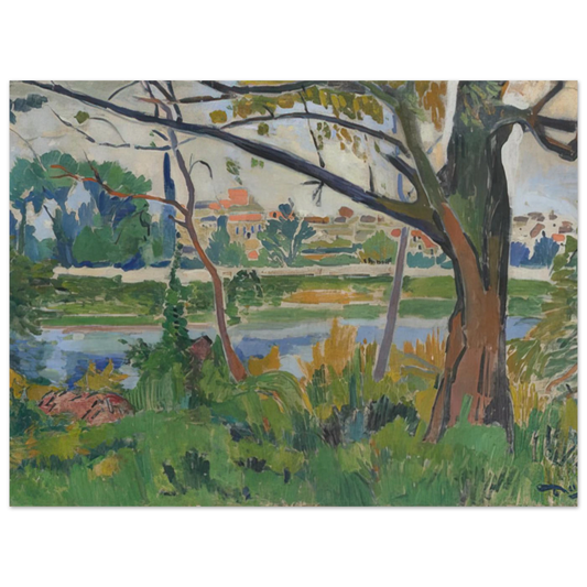The Seine At Chatou by Andre Derain (1906) – art poster, view 2