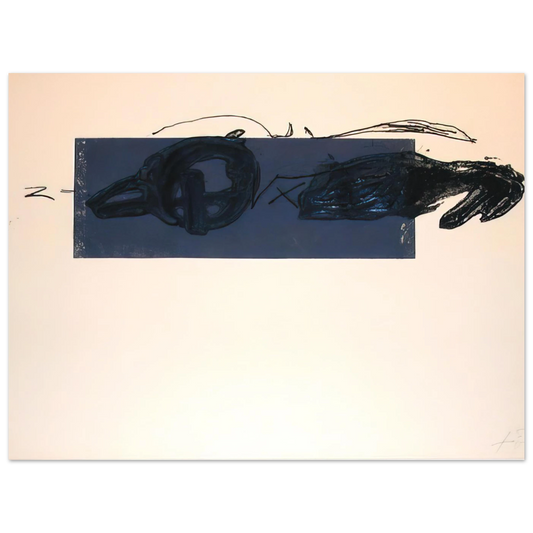 Z by Antoni Tapies (1981) – art poster, view 2