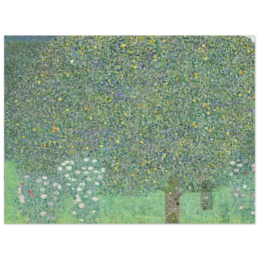 Roses Under The Trees by Gustav Klimt – art poster, view 2