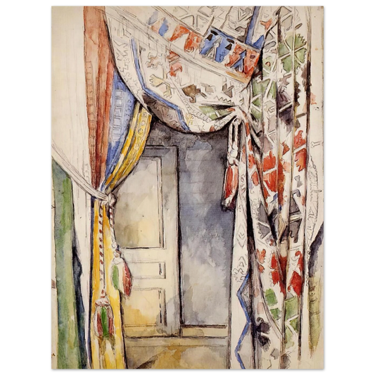 Curtains by Paul Cézanne – art poster, view 2