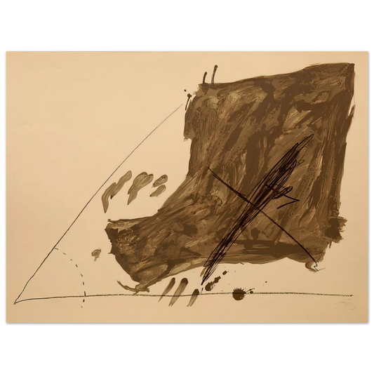 Angle Et Taches by Antoni Tapies (1968) – art poster, view 2