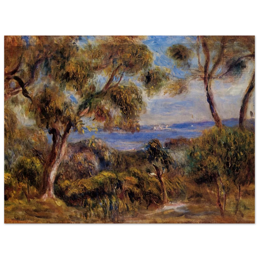 The Sea At Cagnes by Pierre-Auguste Renoir – art poster, view 2
