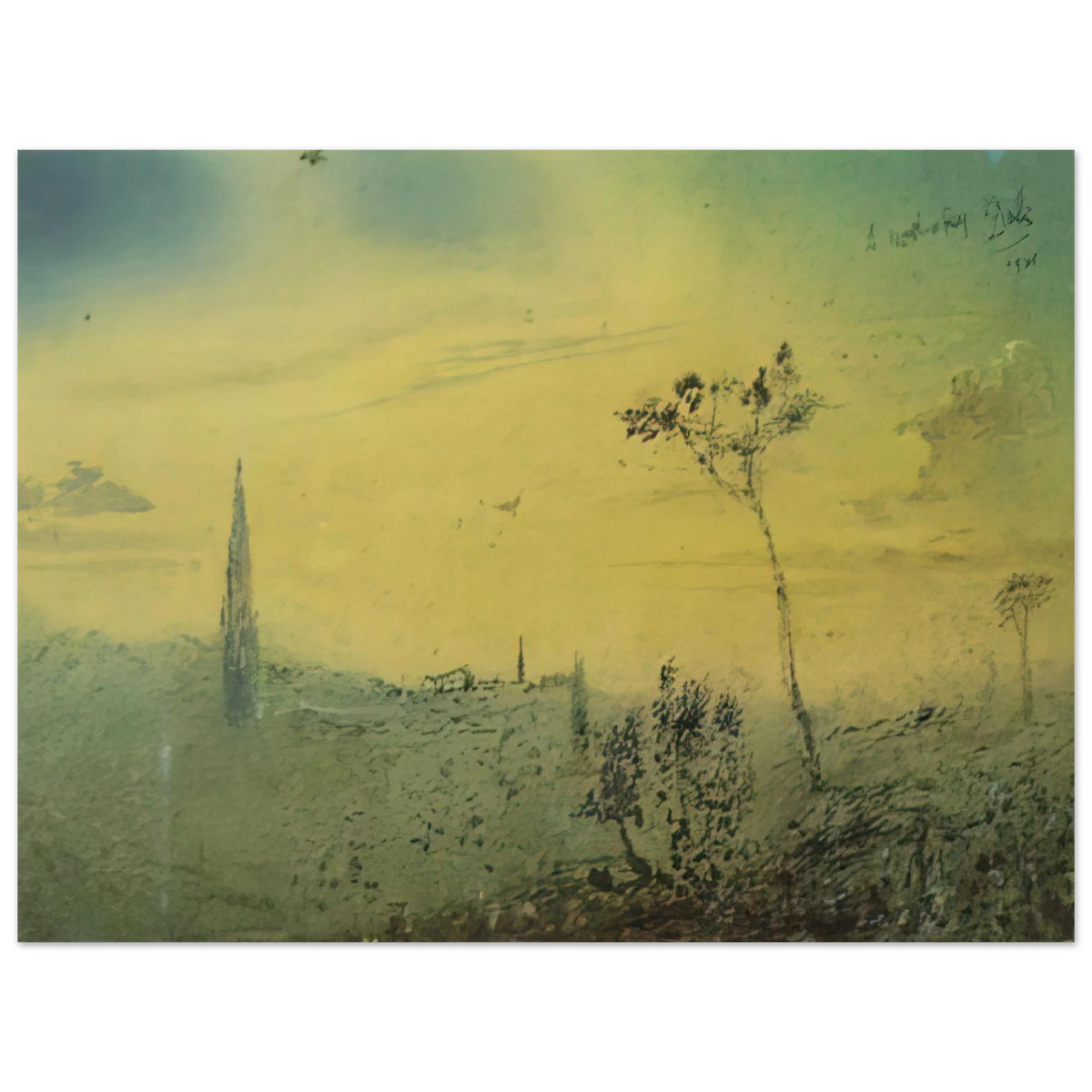 Landscape 1 by Salvador Dali – art poster