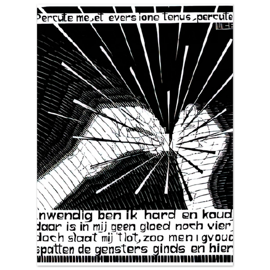 Emblemata Flint by M.C. Escher – art poster, view 2