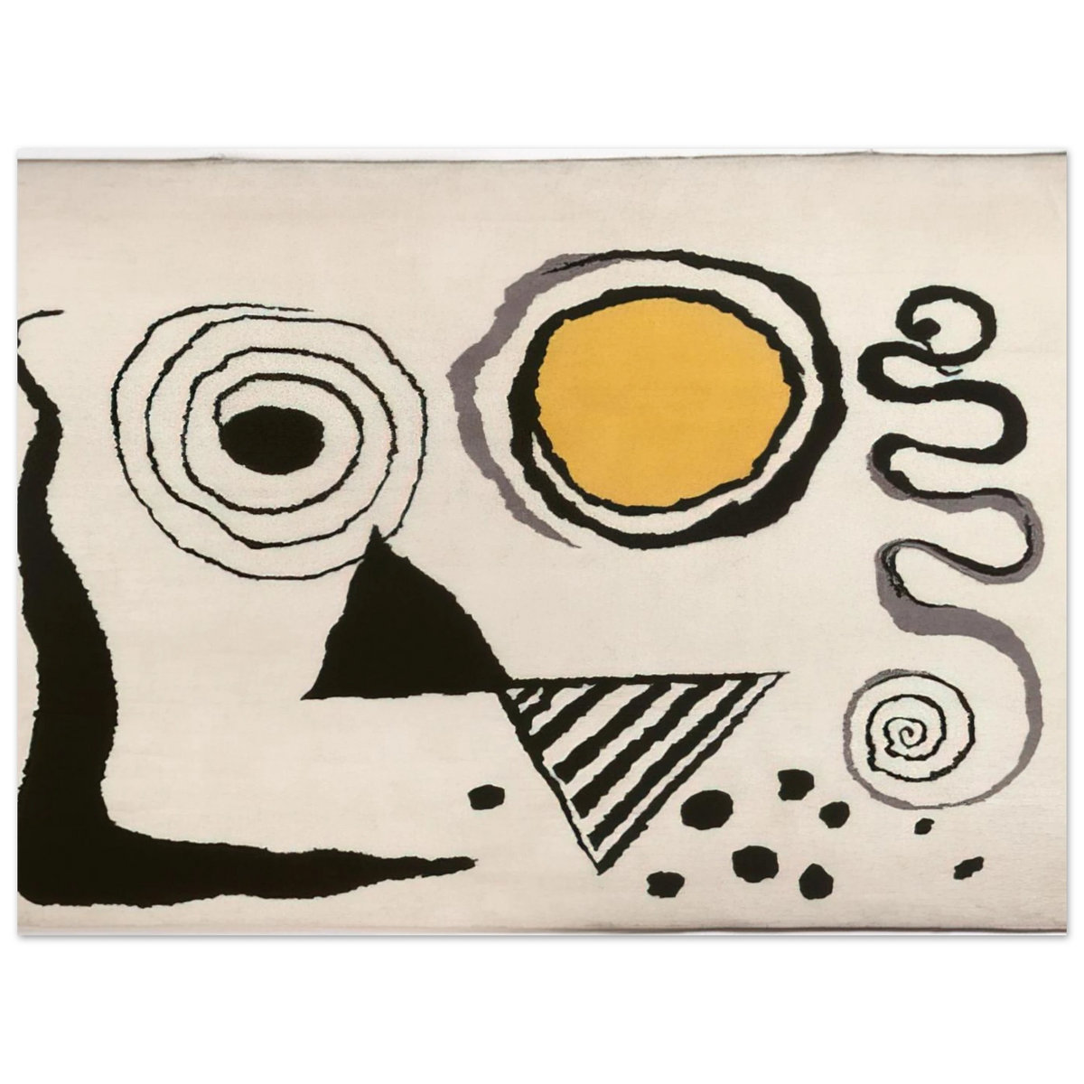 Cercle Jaune by Alexander Calder (1953) – art poster