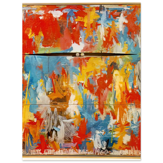 Painting With Two Balls by Jasper Johns – art poster, view 2
