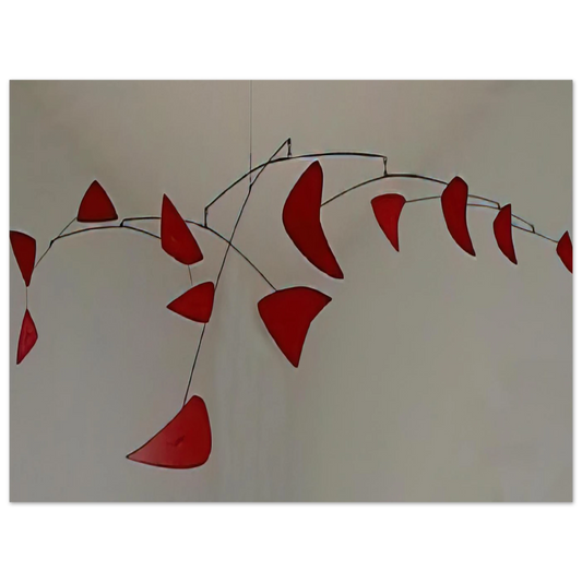 Red Mobile by Alexander Calder (1956) – art poster, view 2
