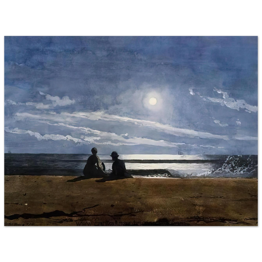 Moonlight by Winslow Homer – art poster, view 2