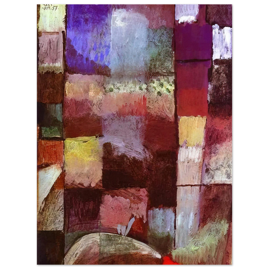 Hamamet by Paul Klee (1914) – art poster, view 2