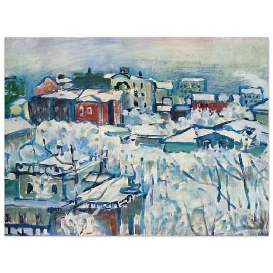 Moscow Smolensky Boulevard Study by Wassily Kandinsky (1916) – art poster, view 2