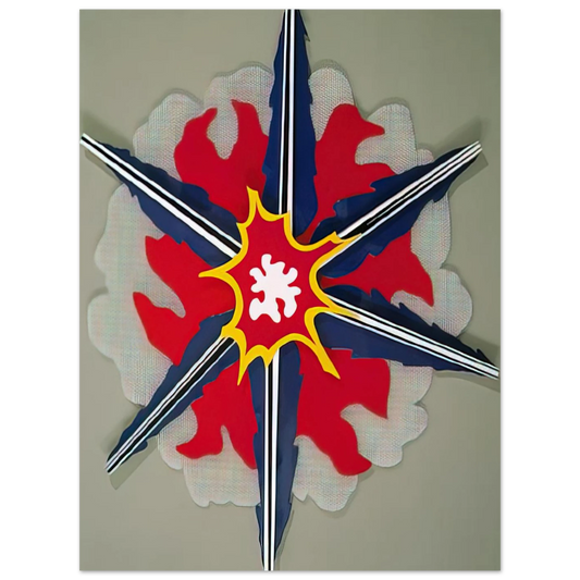 Wall Explosion II by Roy Lichtenstein (1965) – art poster, view 2