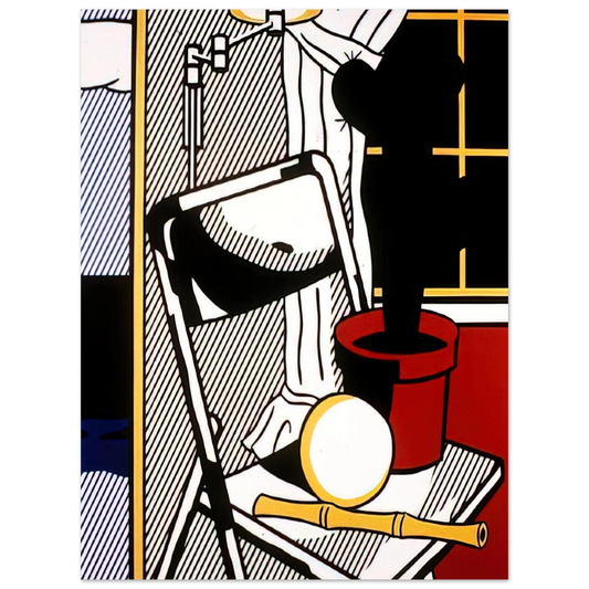 Interior With Cactus by Roy Lichtenstein (1978) – art poster, view 2