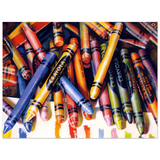 Crayola by Audrey Flack (1973) – art poster, view 2