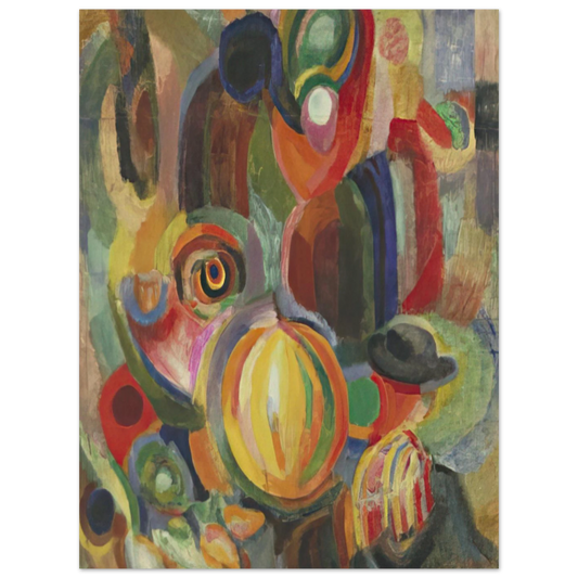 Portuguese Market by Sonia Delaunay (1915) – art poster, view 2