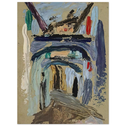 Gasse Mit Torbogen by Gabriele Munter – art poster, view 2
