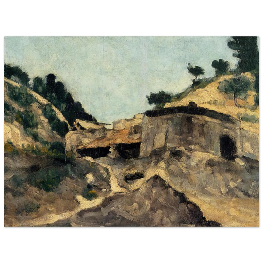 Landscape With Watermill by Paul Cézanne – art poster, view 2