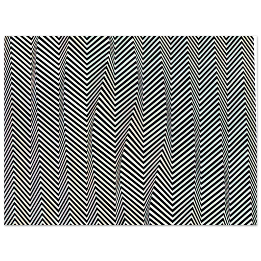 Descending by Bridget Riley (1966) – art poster, view 2