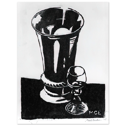Still Life by M.C. Escher (1917) – art poster, view 2