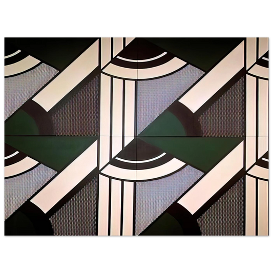 Modular Painting With Four Panels 6 by Roy Lichtenstein (1970) – art poster, view 2