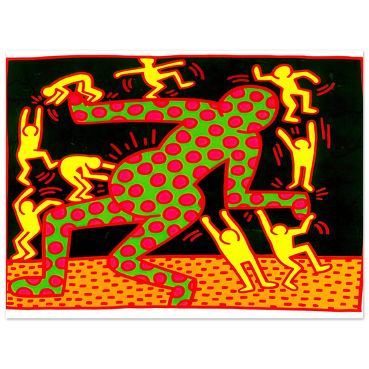 Untitled 2 by Keith Haring (1983) – art poster, view 2