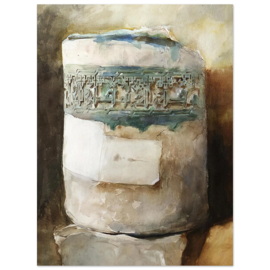 Persian Artifact With Faience Decoration by John Singer Sargent – art poster, view 2