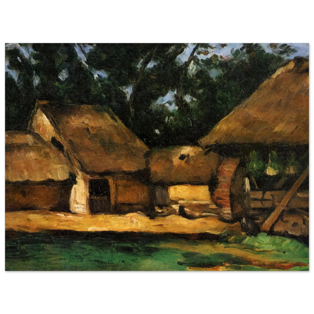 The Oilmill by Paul Cézanne – art poster