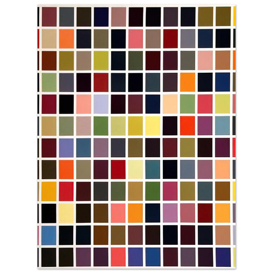 180 Colors by Gerhard Richter – art poster, view 2