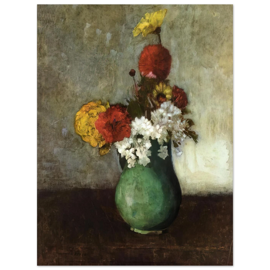 Vase Of Flowers by Odilon Redon (1900) – art poster, view 2