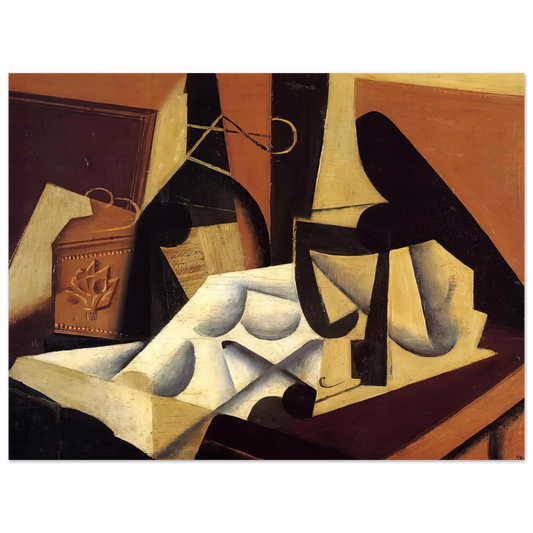 Still Life With White Tablecloth by Juan Gris (1916) – art poster, view 2