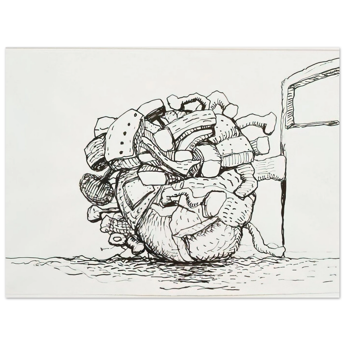 Untitled 1 by Philip Guston – art poster